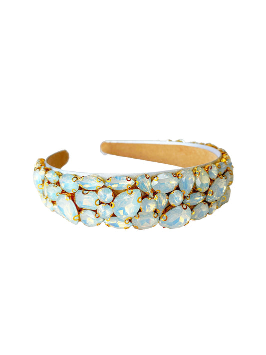 Opal Crystal Headband - Opal White